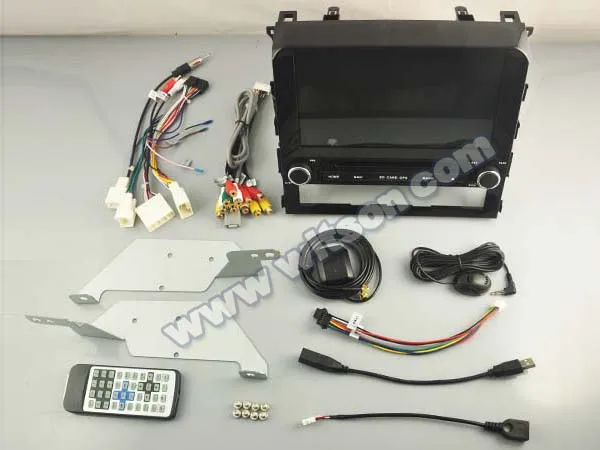 Perfect 9" Car DVD for Toyota Land Cruiser J200 2015-2017 with Tire Pressure Monitoring System Support & Front DVR Camera Support 2