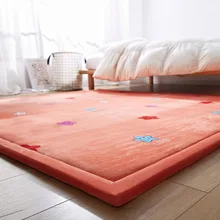 Однотонный коврик и ковер для дома, гостиной, супер мягкий Противоскользящий ковер, 5 цветов, прямоугольник, фигурный ковер, детский диван-коврик