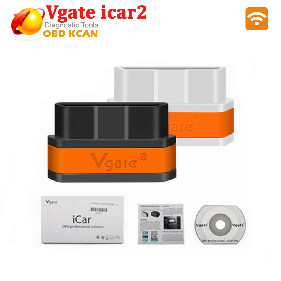 Новый автомобильный диагностический сканер Vgate iCar2 Wifi OBD2 OBDII поддержка IOS/Android iCar 2