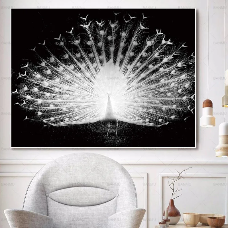 Art Poster Canvas Painting Wall Art Pictures Decor Peacock Prints Animals on Canvas Decoration for Living Room Picture Unframed Art Poster Canvas Painting Wall Art Pictures Decor Peacock Prints Animals on Canvas Decoration for Living Room Picture Unframed