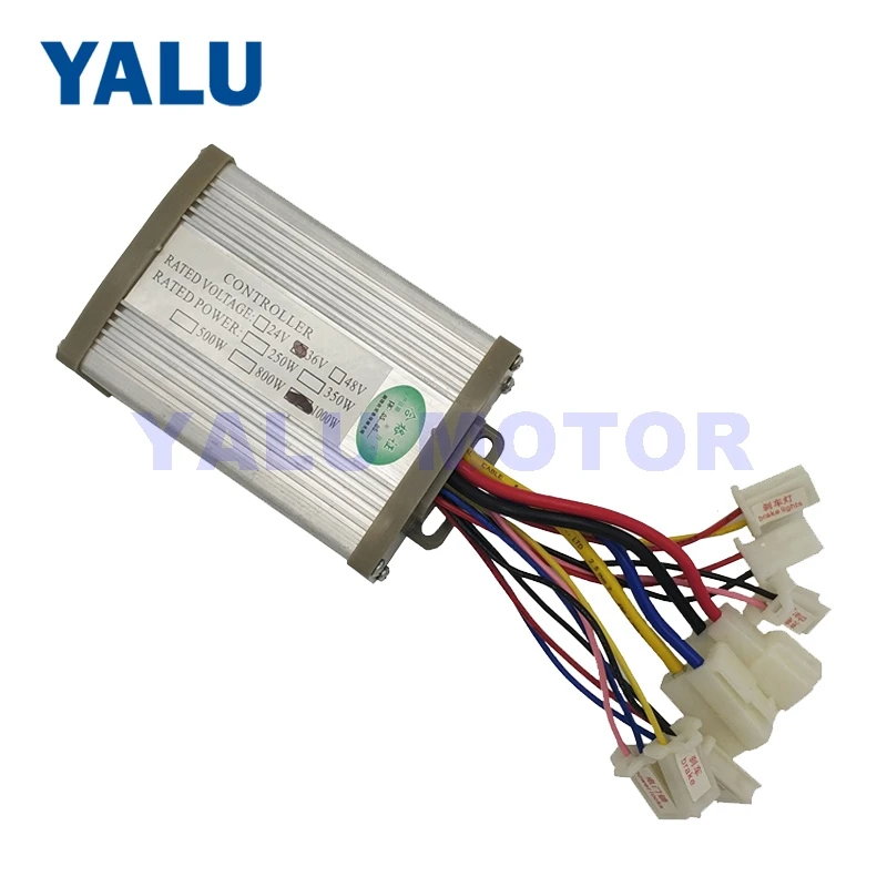 Electric Bicycle Controller 24V 36V 48V 1000W DC Brushed For E bike Scooter Skateboard Part Fit Battery Motor Engine | Спорт и