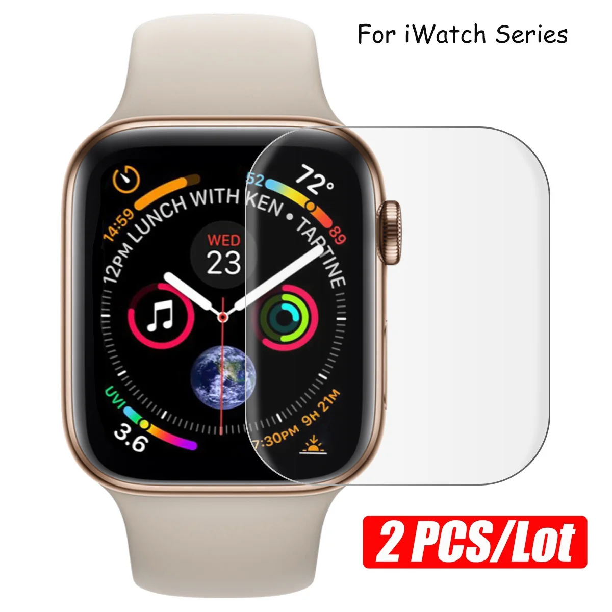 2 шт./лот 2.5D 9H закаленное стекло для iWatch 38 мм 42 40 44 Защитная пленка Apple Watch Series 1 3 4 |