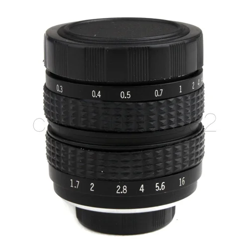 35 мм f1.7 C mount CCTV Lens для olympus M4/3 E P1 G1 GF1 GH1 & sony Φ Fujifilm XE1 camera|Объективы фотоаппаратов| |