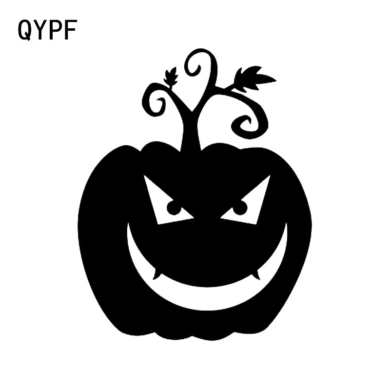 QYPF 16 7*13 1 модный Хэллоуин ужас тыква Декор наклейка для моделирования автомобиля