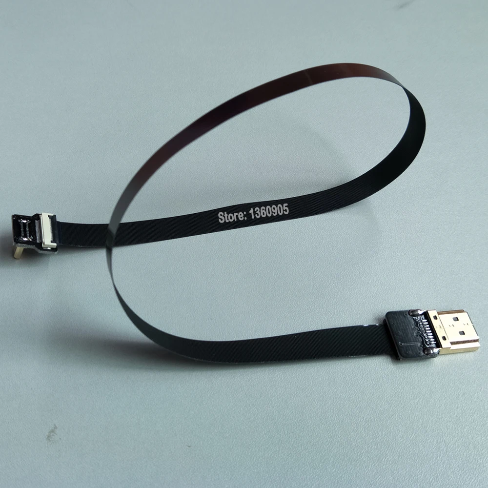 40 см/50 см/60 см/80 см/1 м ультра тонкий кабель HDMI FPV-системы Micro мужской до 90 градусов к Стандартный typea мужской прямой (обратный socket)