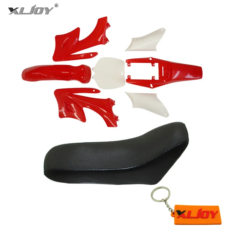 Motorcycle Accessories Motorcycle Fairing XLJOY Plastic Fender Fairing Kits 7 Pieces + Foam Seat For Chinese 2 Stroke 47cc 49cc Apollo Orion Mini Dirt Bike Kids Minimoto
