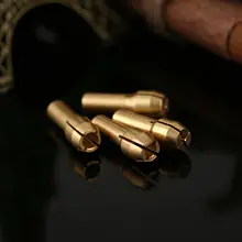 Pince en laiton à haute dureté, 8 pièces dont 1mm/1.6mm/2.3mm/3.2mm outil rotatif adapté à Dremel