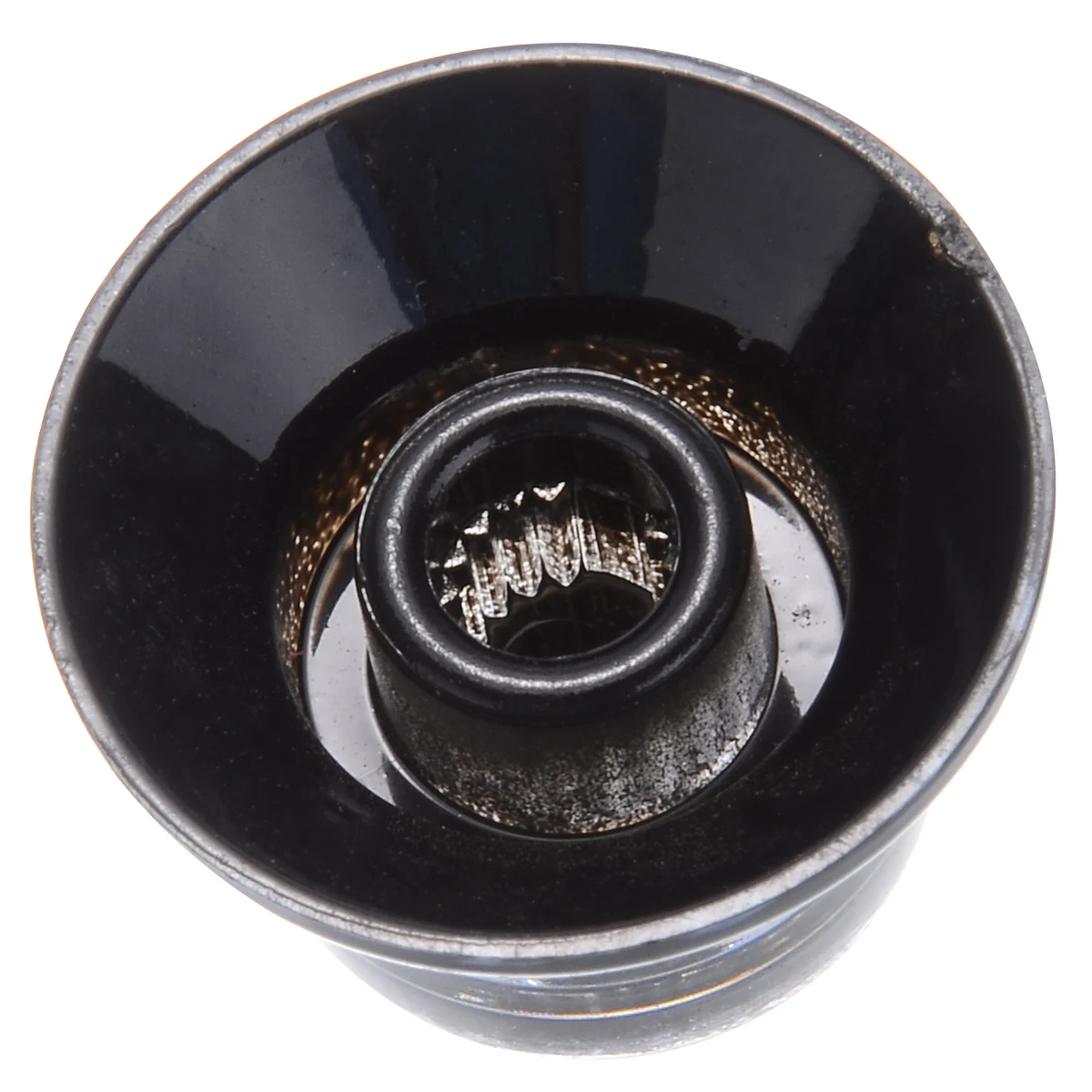 High Quality 4Pcs 6mm Black Volume Tone Hat Top Dial Guitar Speed Bell Knob Control Hat Bell For Electric Guitar Bass