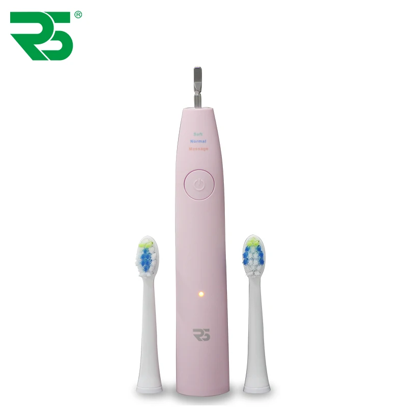 RS-101B Electric Toothbrush Adult USB Rechargeable Oral Hygiene Tooth Brush 2 Replacement Heads cepillo electrico Smart Timer | Бытовая