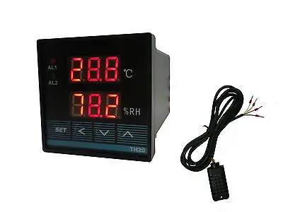 

Digital Temperature & Humidity Controller with Relay Output (48x48 / Celsius)