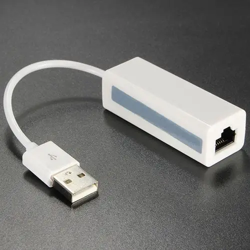 

USB2.0 Male to RJ45 Ethernet Lan Network Adapter Dongle 10/100 Mbps for Notebook