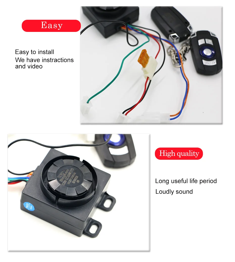 Clearance Intelligent 36V 48V 60V 72V optional electric bicycle alarm ebike conversion kit bike lock for electric motorcycles adult e bike 4