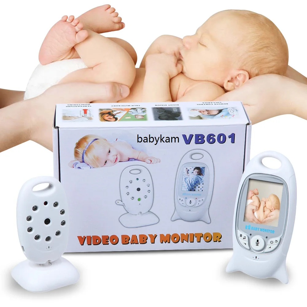 Babykam электронная няня видео Детский Монитор VB601 2,0 дюймов lcd ИК ночного видения монитор температуры видеодомофон 8 колыбельных