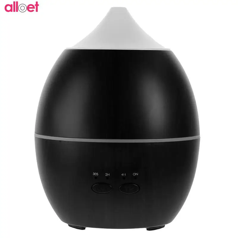 

300ml Air Humidifier Timer Essential Oil Diffuser Aroma Lamp Aromatherapy Electric Aroma Diffuser Mist Maker for Home-Wood