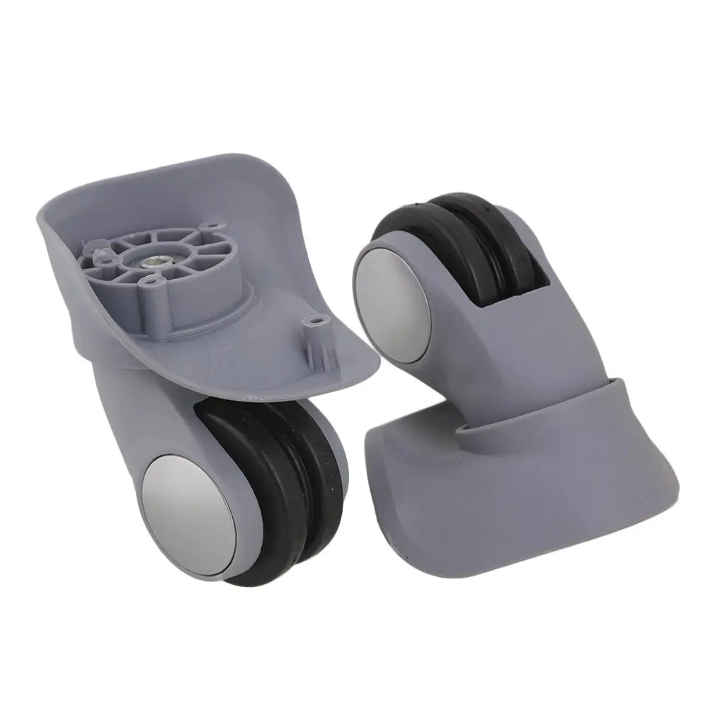 

9.6x9.1x4.9cm Grey Left&Right Luggage Universal Wheels Replacement Pack of 2