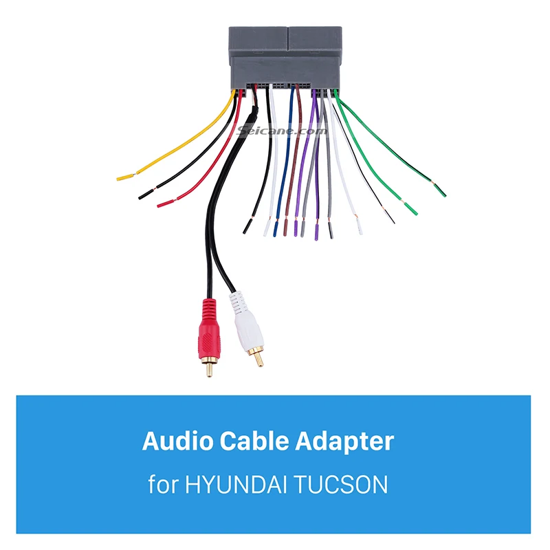 Seicane Топ электропроводка автомобиля жгутовый штепсельный разъем адаптер аудио кабель для HYUNDAI TUCSON