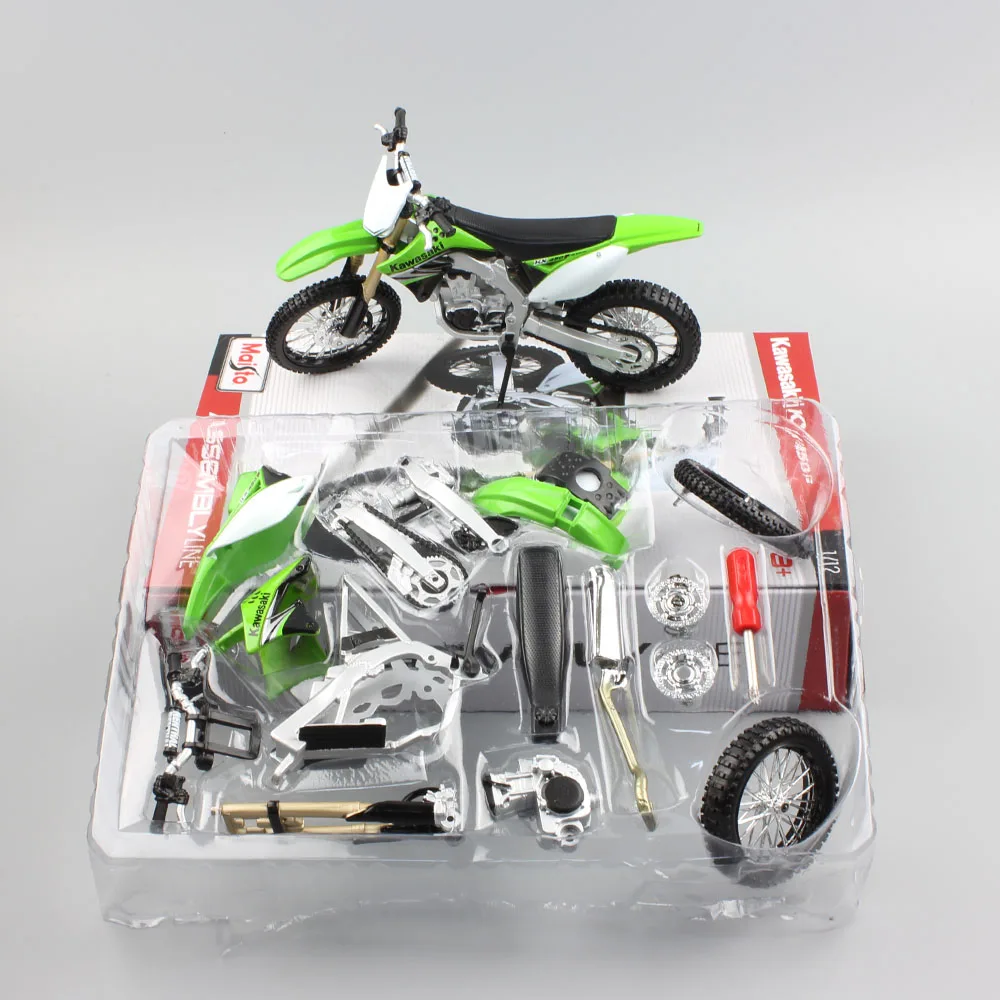 Детская сборная линия maisto в масштабе 1:12 Kawasaki KX 450F модель мотоцикла металлический