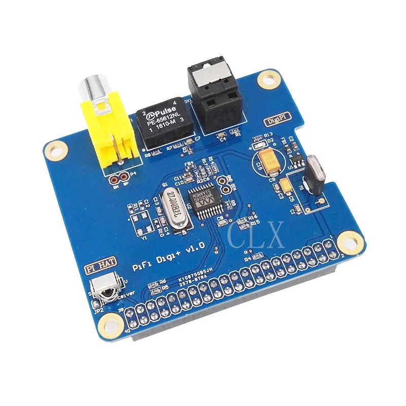 Hi Fi DiGi + цифровой звуковой карты I2S SPDIF оптический волокно с чехол для Raspberry Pi 3