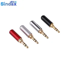 RCA разъемы 3 полюса 3,5 мм аудио Позолоченный разъем для наушников 3,5 RCA разъем jack стерео гарнитура двойной трек 4 шт