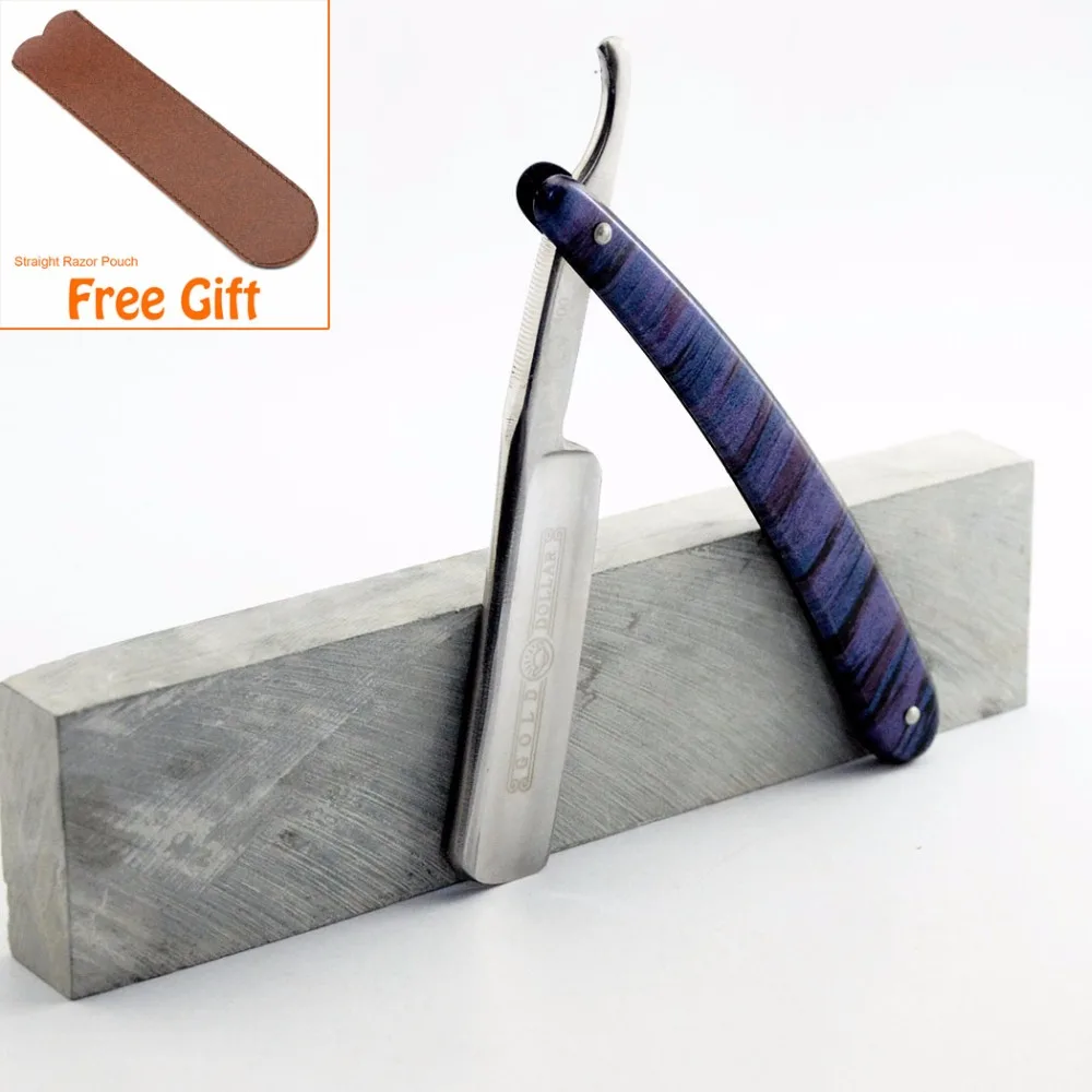 2in1Gold Dollar 300 Folding Shaving Straight Razor Shaver Sharpening