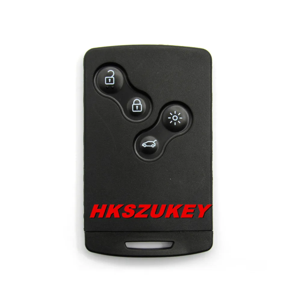 HKSZUKEY автомобильный брелок для ключей 433 МГц PCF7952 чип без выреза лезвие 4 кнопки дистанционного ключа