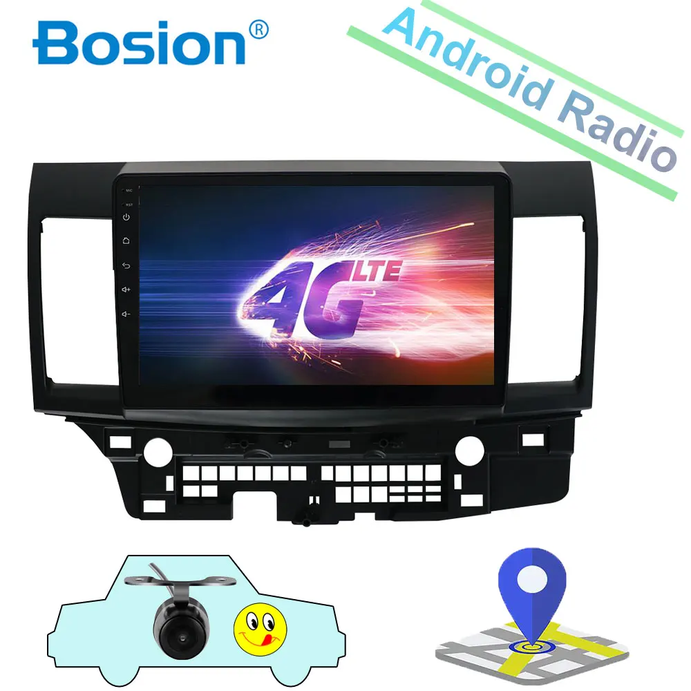 

2 din car radio Android 8.1 NO DVD Car GPS Navigation Unit For Mitsubishi Lancer Lancer 2007-2017 for free camera,map