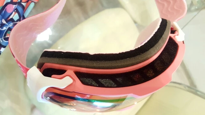 Nuevo Norte lobo marca gafas de esquí doble capas UV400 anti-niebla gran máscara de esquí gafas de esquí de las mujeres de los hombres de nieve snowboard gafas de 568