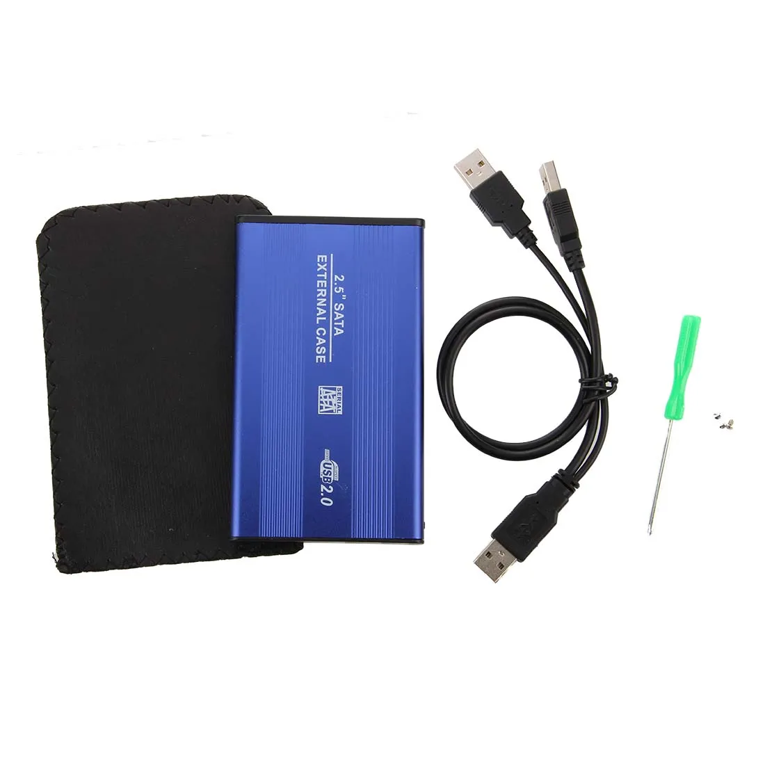 2.5-inch SATA HDD Enclosure, Blue Version 2