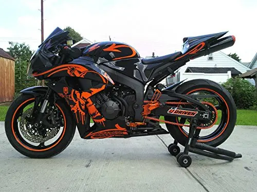 

Gloss Black w/ Orange Complete Motorcycle Injection Fairing Kit Bodywork for 2006-2007 Honda CBR1000RR CBR 1000 RR Molding set