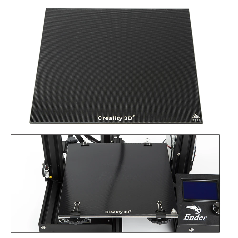 Creality 3D Ender3 толщиной 4 мм ультрабук самоклеящаяся поверхность сборки стеклянная пластина 235x235 мм для Ender-3 3D-принтера