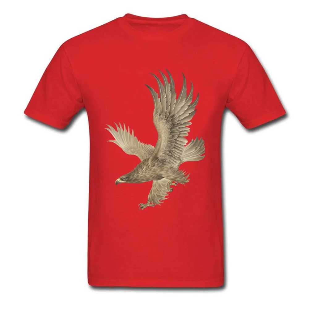 100% Cotton Men Short Sleeve Mongolia Eagle T Shirts Gift Tees Fashionable Normal O Neck Tshirts Top Quality Mongolia Eagle red