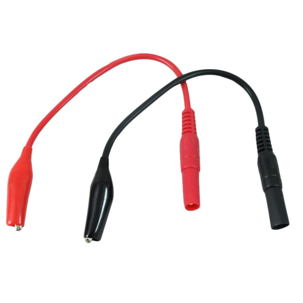 

New MultiMeter Test Lead & Alligator Crocodile Clip Electrical Clamp For Meter Testing Probe Red+Black Promotion