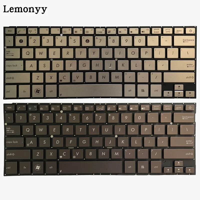 

New US laptop Keyboard For Asus UX31 UX31A UX31LA UX31E Silver/brown without Backlit/frame
