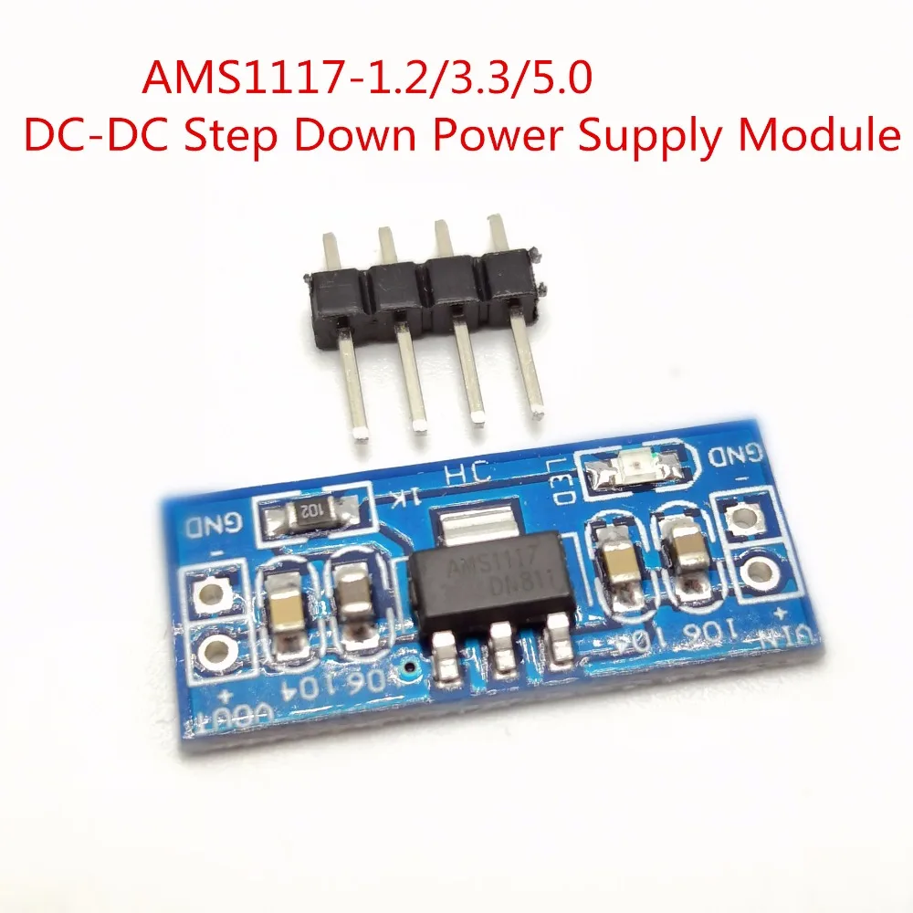 1 ~ 10 шт. LM1117 AMS1117 4,5-7 в свою очередь 3,3 V 5,0 V 1,5 V DC-DC Шаг вниз Питание модуль для Arduino Raspberry pi