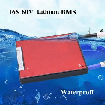 

Bms 16s 60v 25A Bms Li-ion16s Bms Pcm Battery Protection Board Balance Function for 60v 1000w 1500w Motorcycle Ev Battery Pack