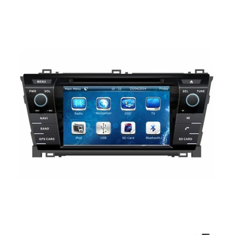 7 дюймовый автомобильный dvd плеер с GPS (опционально) аудио Радио стерео USB/SD AUX BT/TV