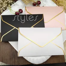 Cocostyles на заказ потрясающая Золотая фольга край конверт соответствующие пригласительные карты для всех видов свадебных приглашений