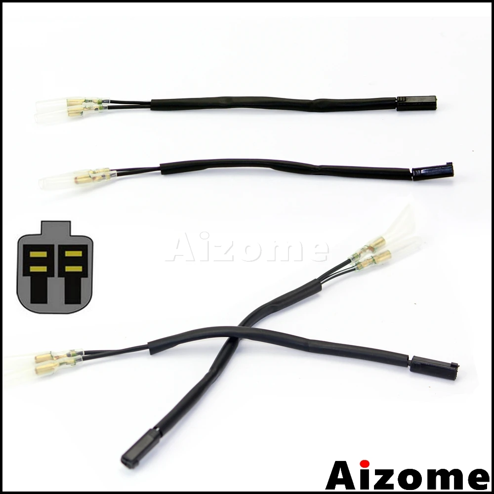 

Front Turn Signals Wire Harness Connectors For Suzuki LS650P Savage LS650L1 VS1400 VL1500 Intruder LC Boulevard S40 S83 C90 T