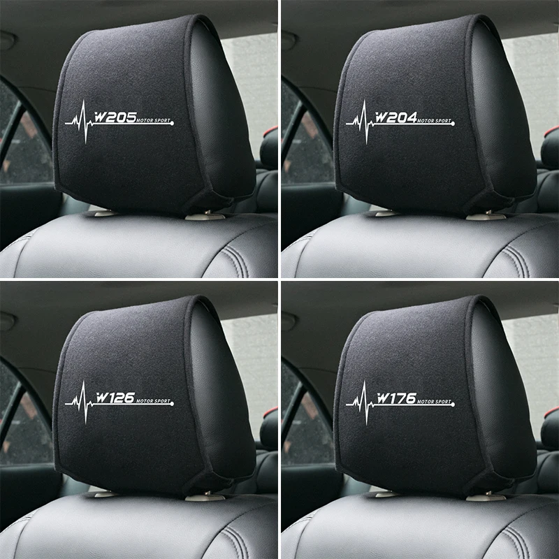 

1PCS Hot car headrest cover fit for Mercedes Benz W205 W212 W204 W203 W210 W213 W220 W221 W222 W108 W124 W126 W140 W168 W169 W17