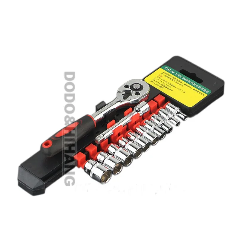 12pcs-1-4-4-13mm-Hexagons-Set-of-Socket-Torque-Wrenches-With-Ratchet-Hand-Tools-for