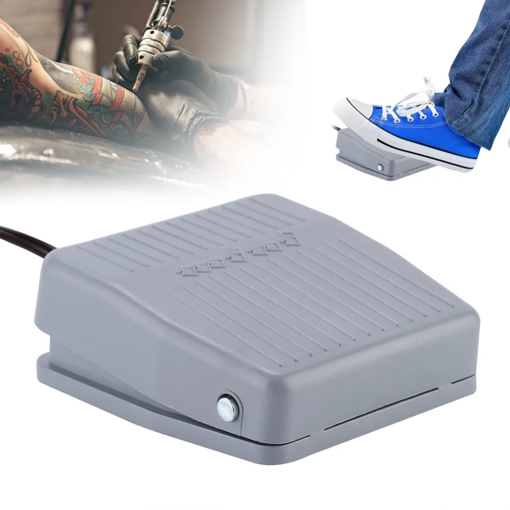 

2019New Tattoo Foot Pedal Tattoo Power Supply Machine Foot Switch Pedal Controller Footswitch Foot Pedal For Tattoo Machine Gun