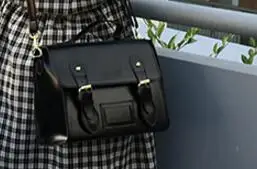 Модная женская маленькая сумочка, винтажная Женская Повседневная сумка через плечо, сумка для девушек, Офисная сумка GUODE78 - Цвет: black