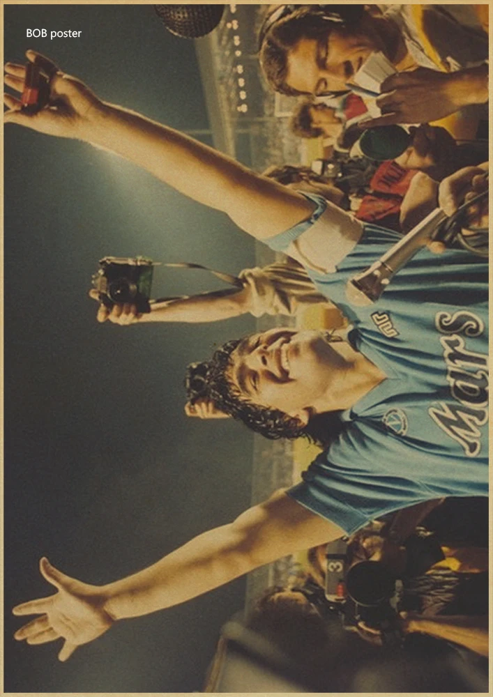 Diego Armando Maradona настенные плакаты Футбольная звезда крафт-бумага Ретро плакат домашний декор Дом Бар Паб гостиная ВИНТАЖНЫЙ ПЛАКАТ - Цвет: P081