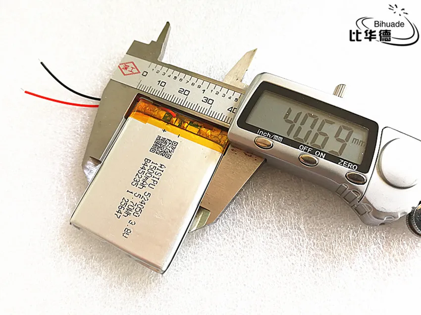 

best battery brand 3.7V 1500mAh lithium polymer battery 504050 MP3 MP4 navigation instruments small toys and other products Univ