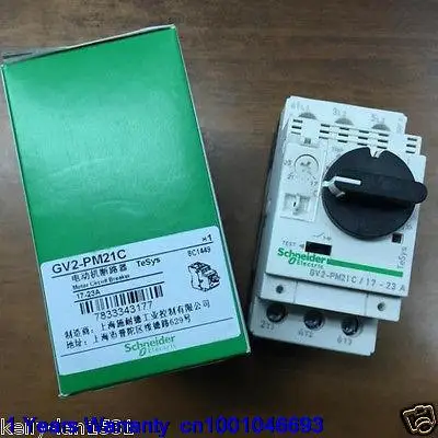 

DHL/EUB 5pcs NEW Original for Schneider GV2-PM21C GV2PM21C 17-23A Breaker 15-18