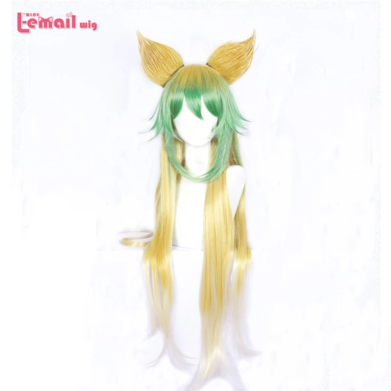 

L-email wig New Game Fate/Apocrypha Atalanta Cosplay Wigs 100cm Long Heat Resistant Synthetic Hair Perucas Cosplay Wig