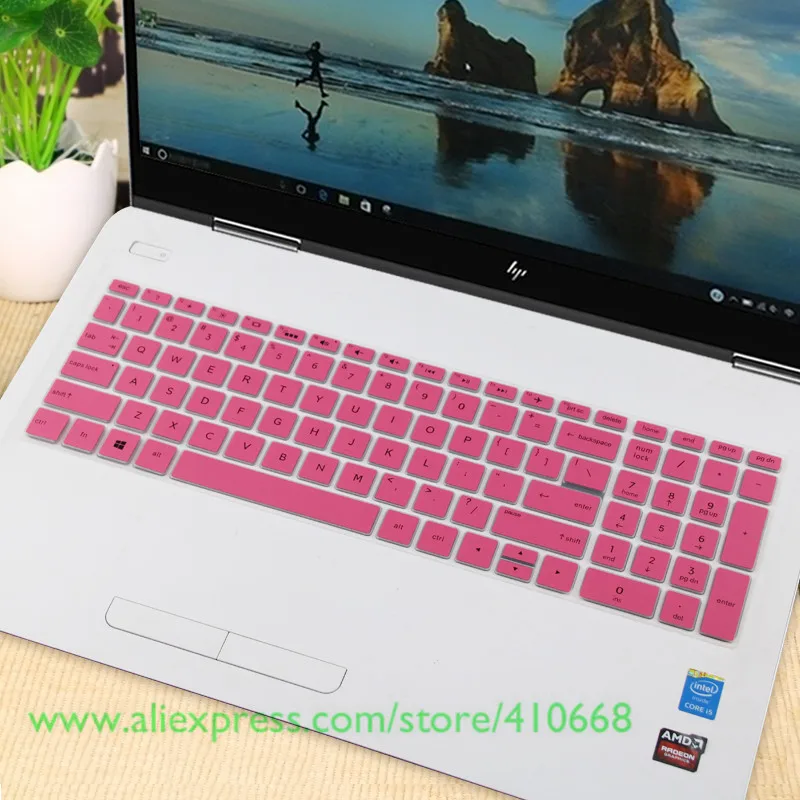 15 15,6 дюймов чехол для клавиатуры ноутбука протектор для hp pavilion ENVY x360 15-BP003TX 15-bp105TX 15,6 ''/X360 15-BP BQ серии - Цвет: Pink