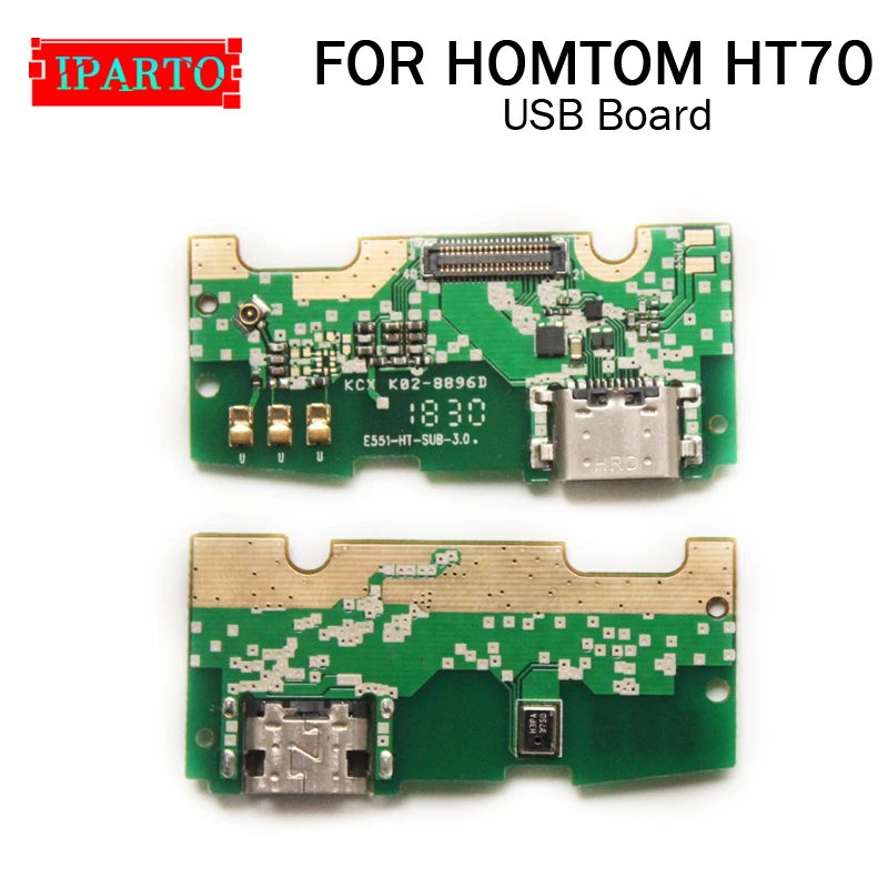 HOMTOM HT70 Плата usb 100% оригинал новый сенсорный дигитайзер для зарядная плата с
