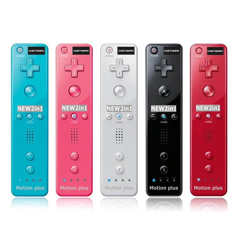 2 в 1 Motion Plus внутренний пульт дистанционного управления для Nintendo Wii Пульт Motionplus