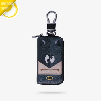

Batman Car Key Case Marvel Avenger Key Ring Universal Design Cartoon Cute Keychain C0053A05